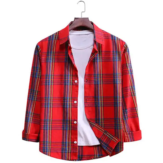 Long Plaid Shirt